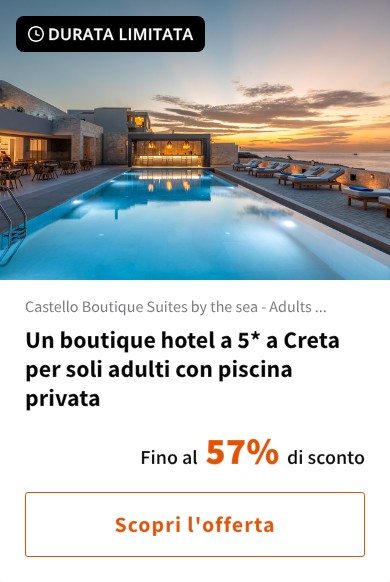 Un boutique hotel a 5* a Creta per soli adulti con piscina privata