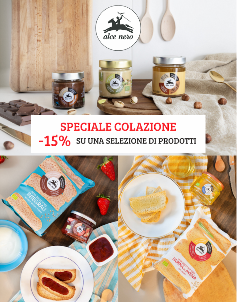 SPECIALE COLAZIONE: -15% su una selezione di prodotti