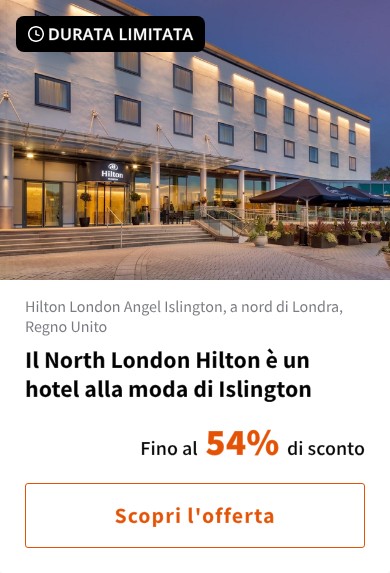 Il North London Hilton è un hotel alla moda di Islington