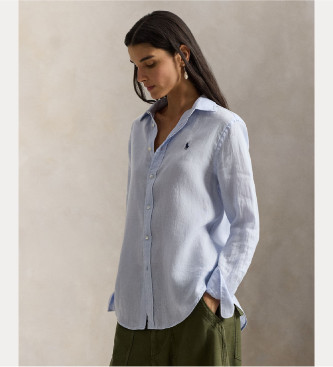 camicia-in-lino-blu-a-vestibilita-classica