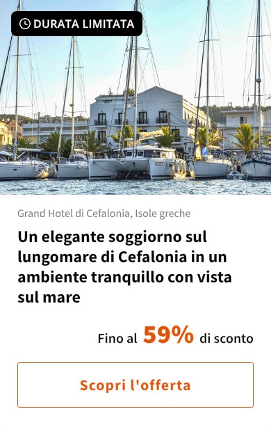 Un elegante soggiorno sul lungomare di Cefalonia in un ambiente tranquillo con vista sul mare