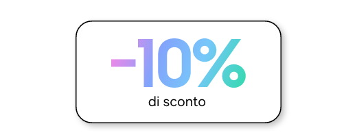 10% di sconto