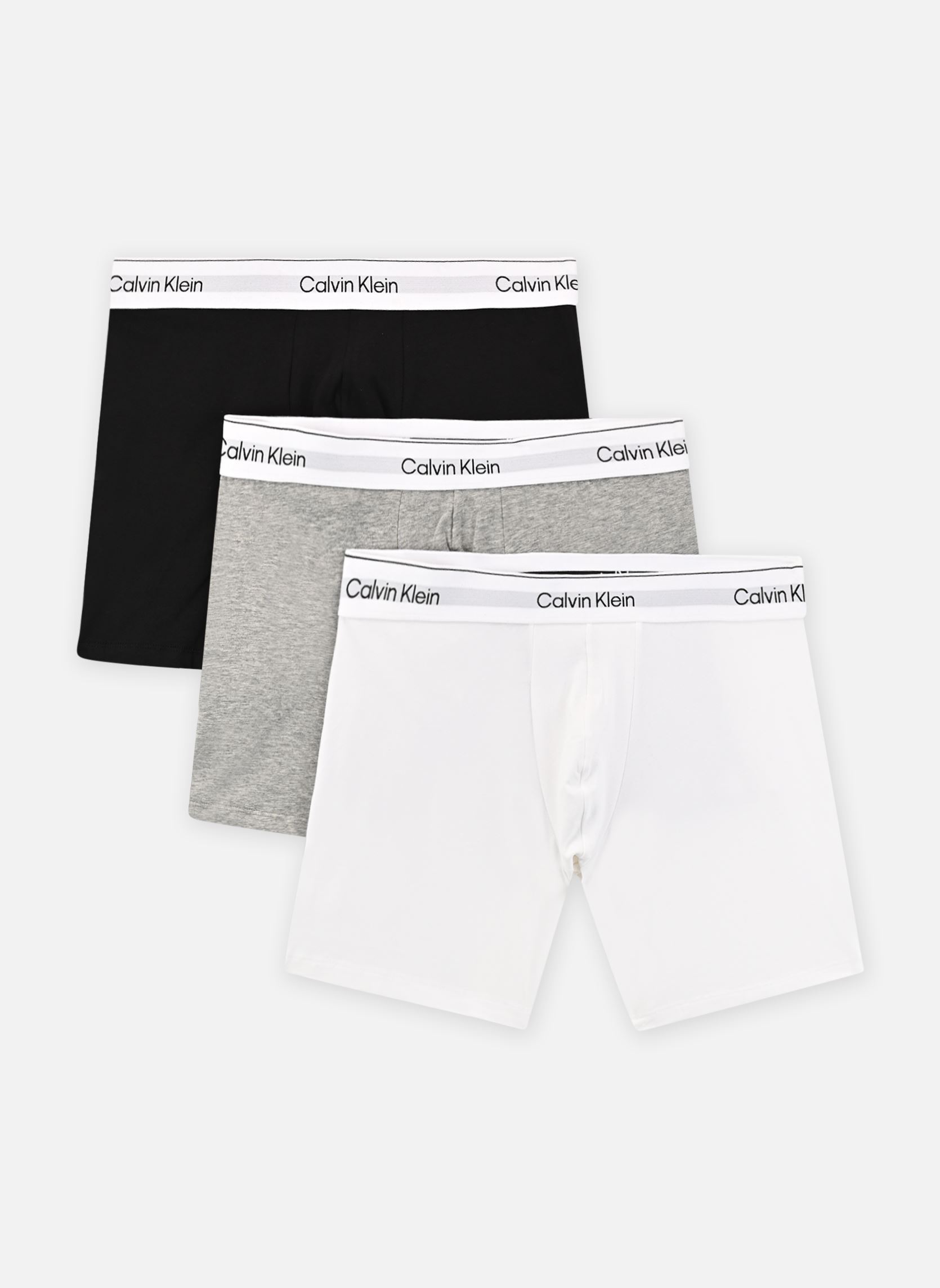 Calvin Klein Pantalons Boxer Brief 3Pk LV00NB4394 homme noir