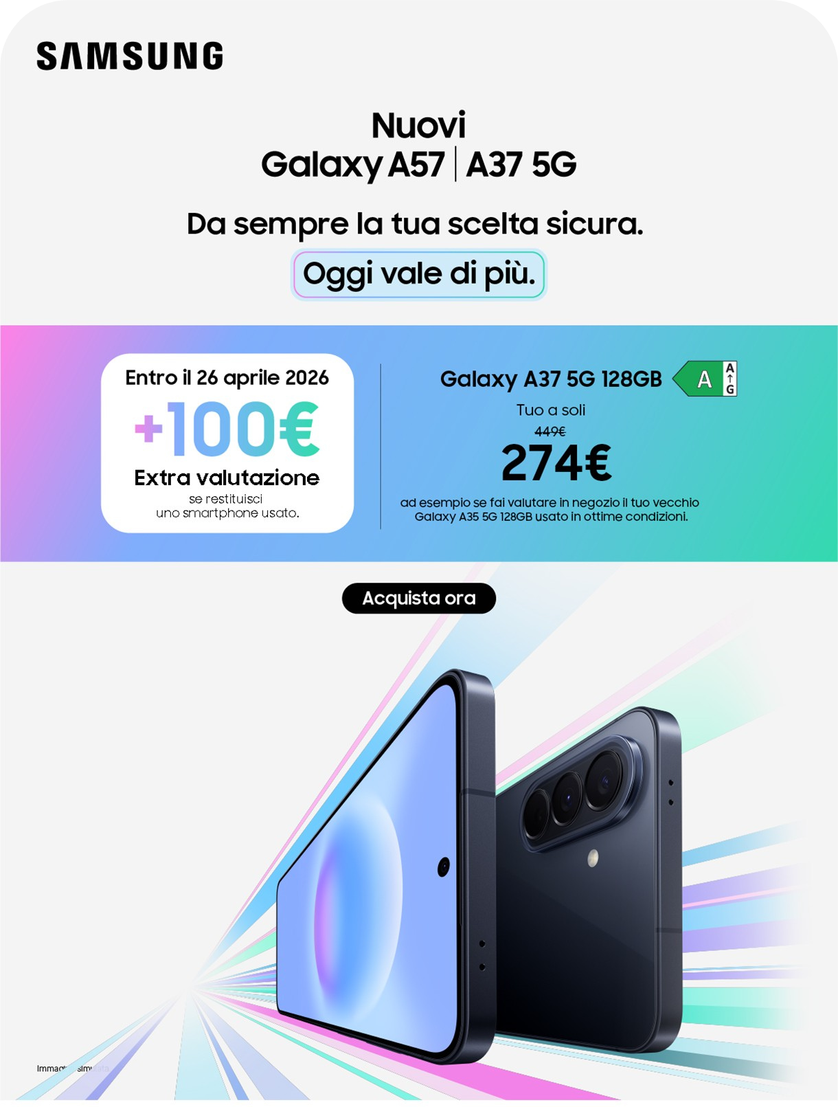 Samsung Galaxy serie A57 - A37