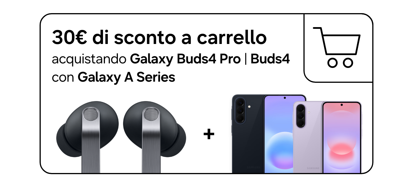 Vendita abbinata Galaxy Buds4 Series