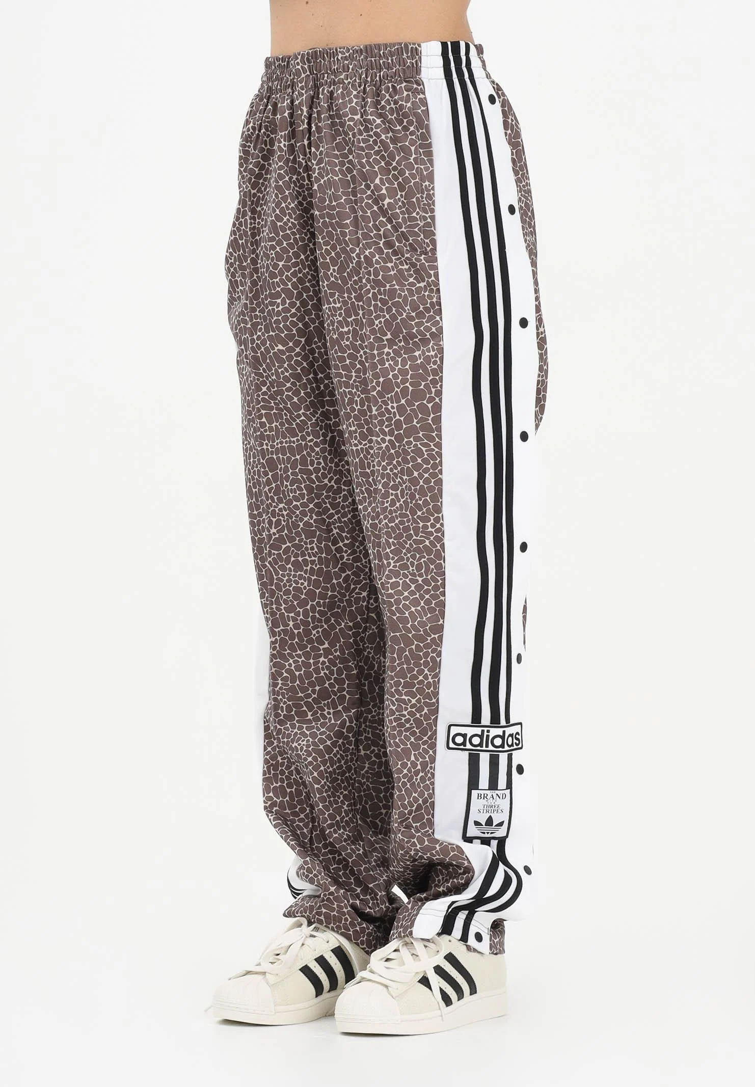 Image of ADIDAS ORIGINALS Pantalone sportivo AOP Adi-Break marrone da donna