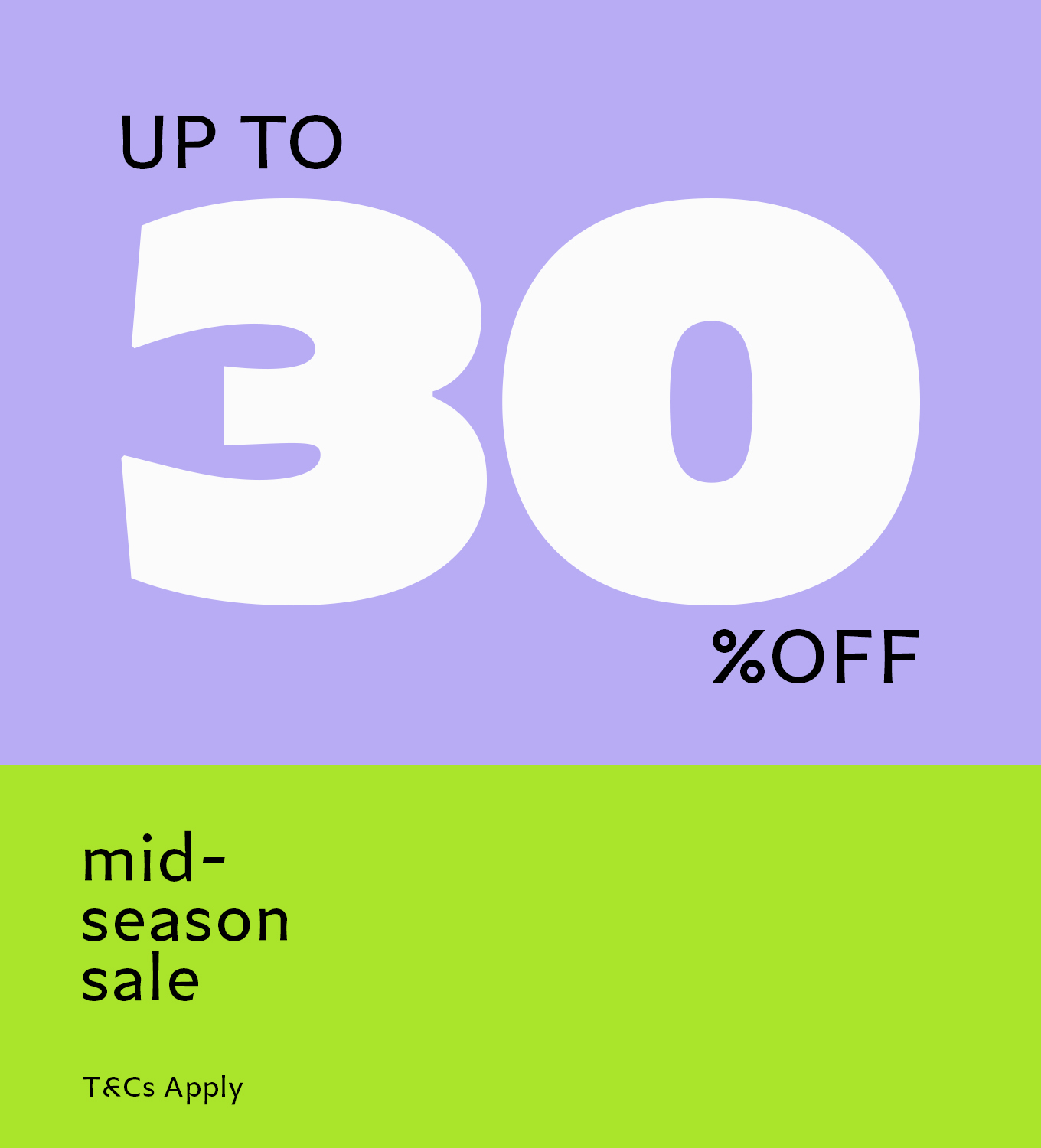 Saldi di mezza stagione SS26