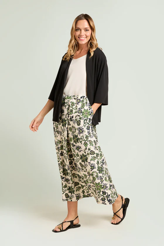 GONNA LUNGA IN GIAVANESE STAMPATA