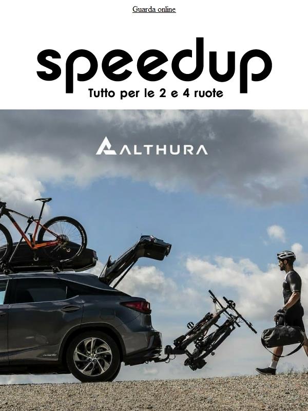 La tua prossima uscita ti aspetta: Portabici ALTHURA in PROMO