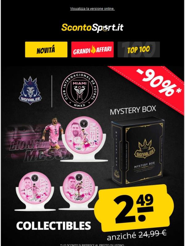Messi a soli 2,49 € invece di 24,99 € ⚽ Un vero pezzo da collezione!