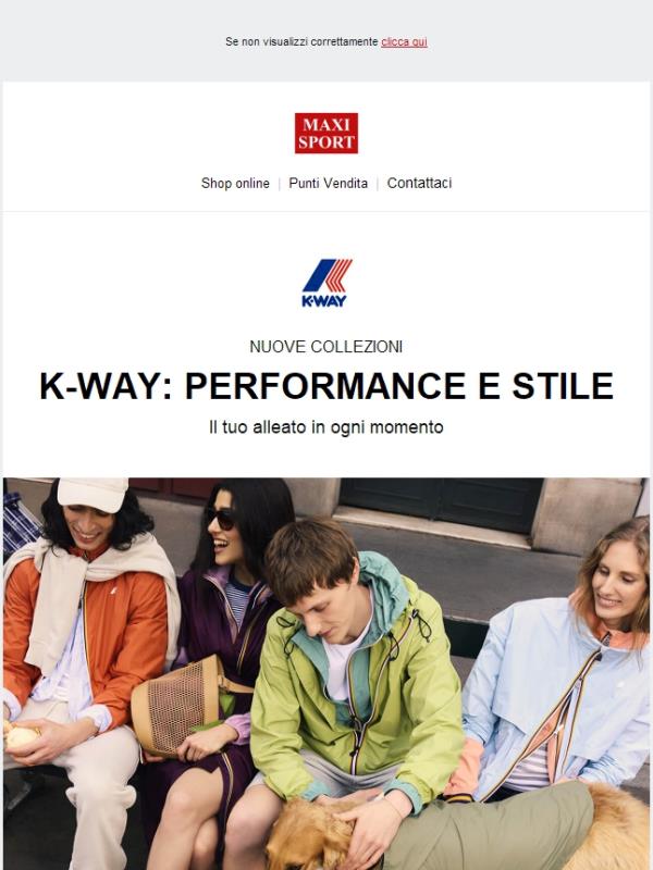 🌺 Nuova collezione K-Way: stile e performance per la primavera