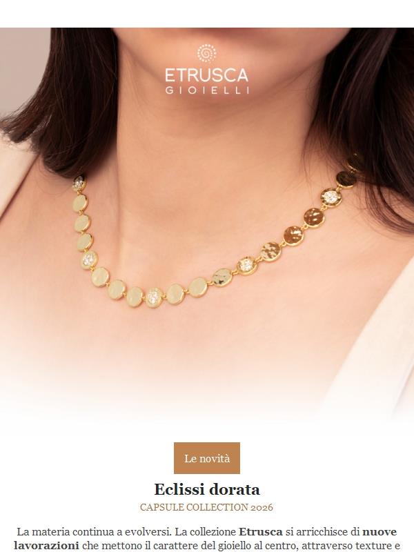 Nuovo drop Etrusca: Eclissi Dorata è qui🌕