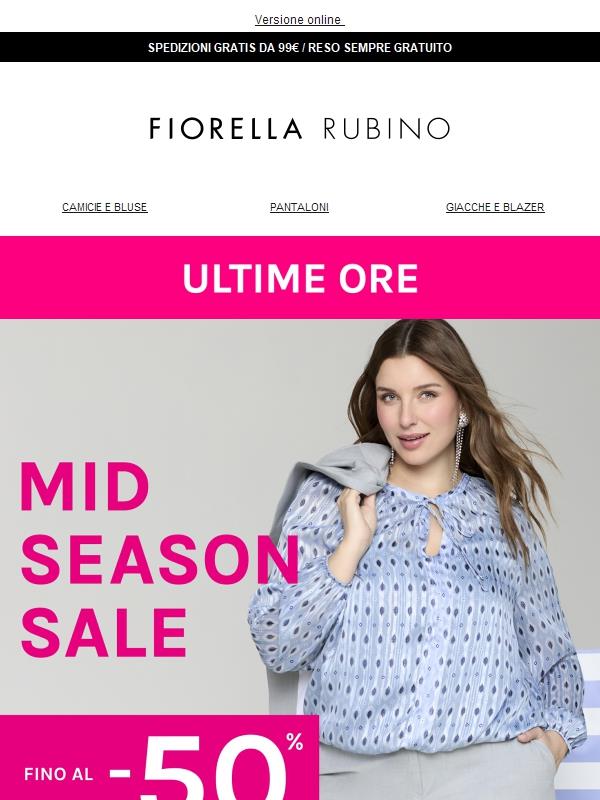 MID SEASON SALE ⏰ ULTIME ORE
