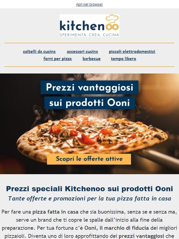 Prezzi speciali Kitchenoo sui prodotti Ooni
