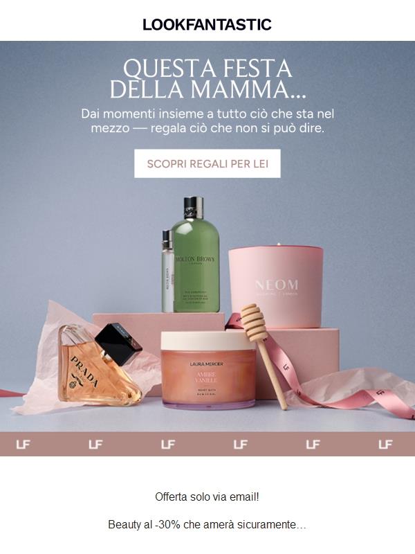 -30% | Regali Festa della Mamma