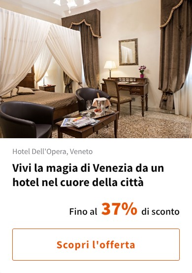 Vivi la magia di Venezia da un hotel nel cuore della città