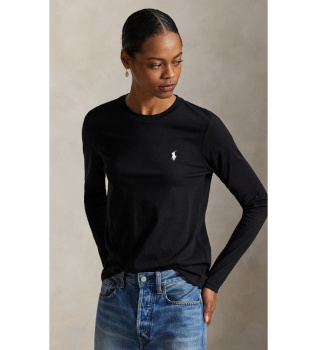 t-shirt-nera-in-maglia-di-cotone-dalla-vestibilita-classica