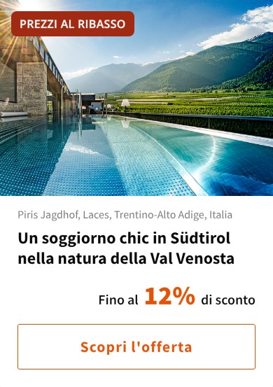 Un soggiorno chic in Südtirol nella natura della Val Venosta