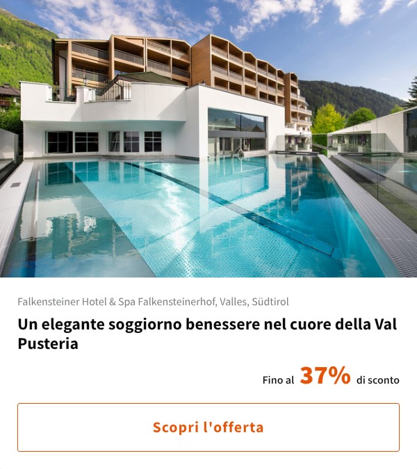 Un elegante soggiorno benessere nel cuore della Val Pusteria