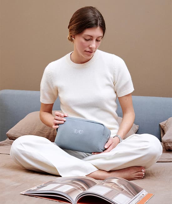 My Style Bags - Beauty Case Boston x Sesia&Co. - Cielo