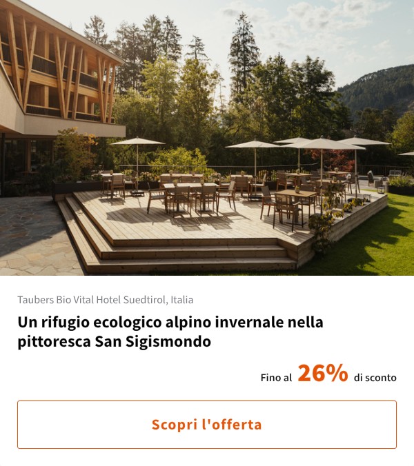 Un rifugio ecologico alpino invernale nella pittoresca San Sigismondo