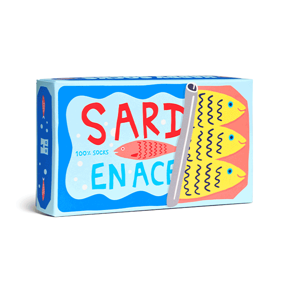 2-Pack Sardines Socks Gift Set