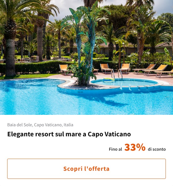 Elegante resort sul mare a Capo Vaticano
