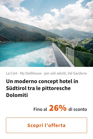 Un moderno concept hotel in Südtirol tra le pittoresche Dolomiti