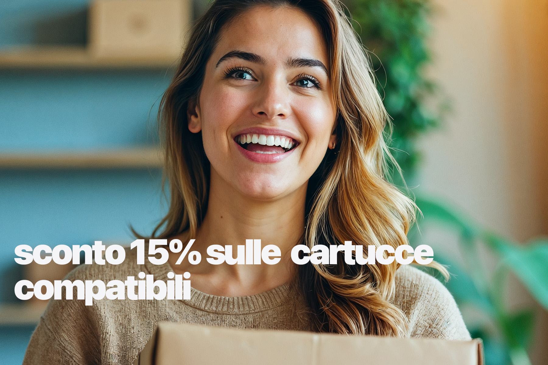 Sconto 15% sulle cartucce compatibili