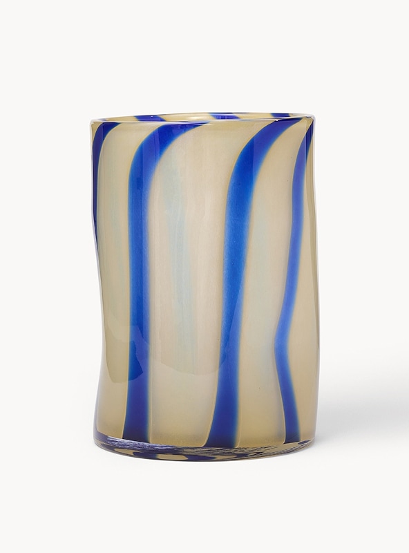 Candeliere in vetro colorato in pasta