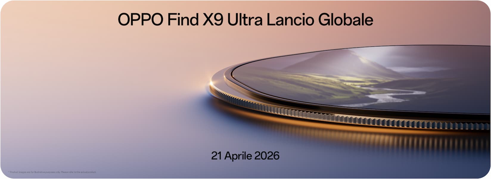 Resta aggiornato su Find X9 Ultra