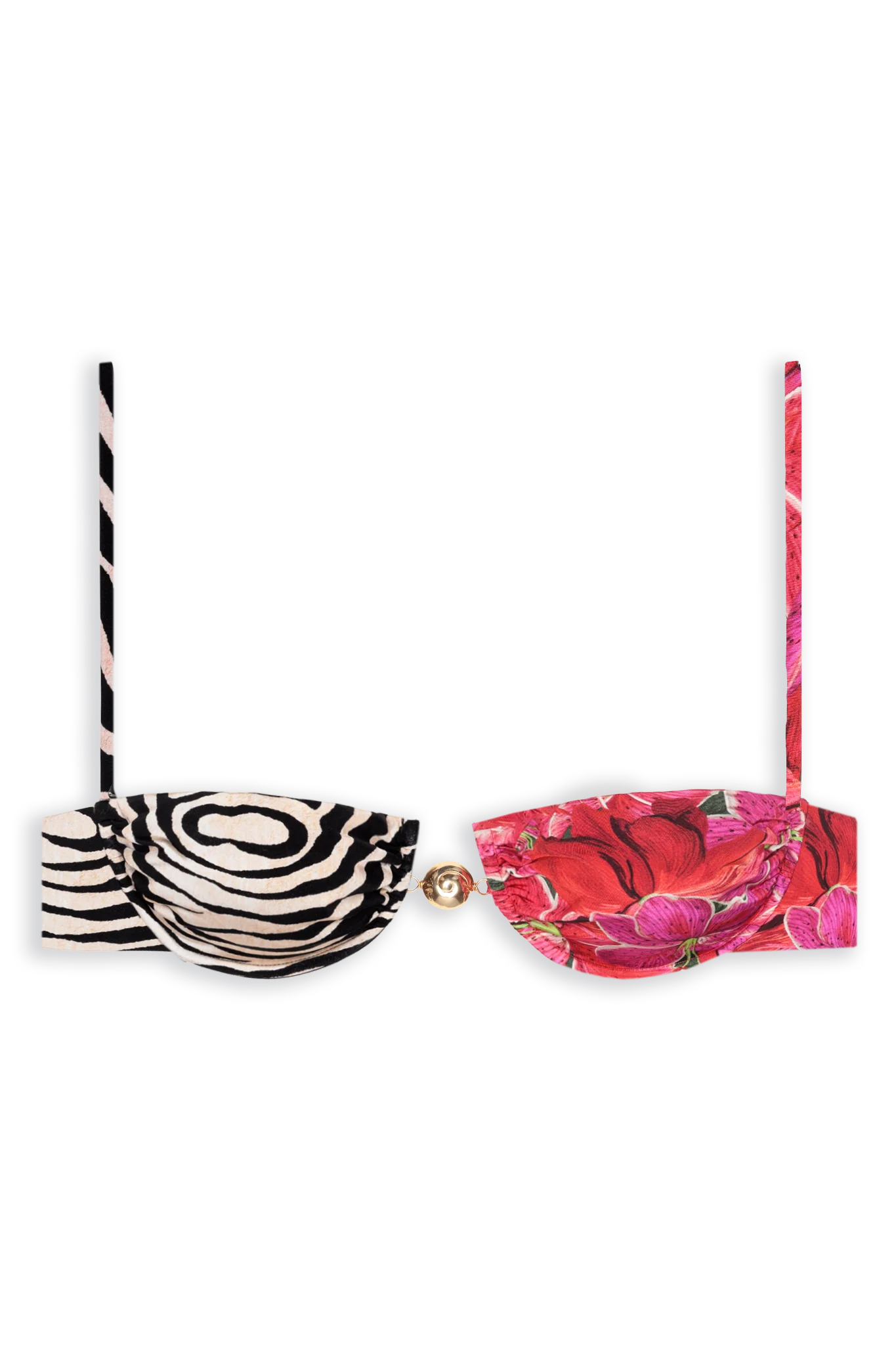 Image of Hammond Bikini Top // 2 Tone Tropicana