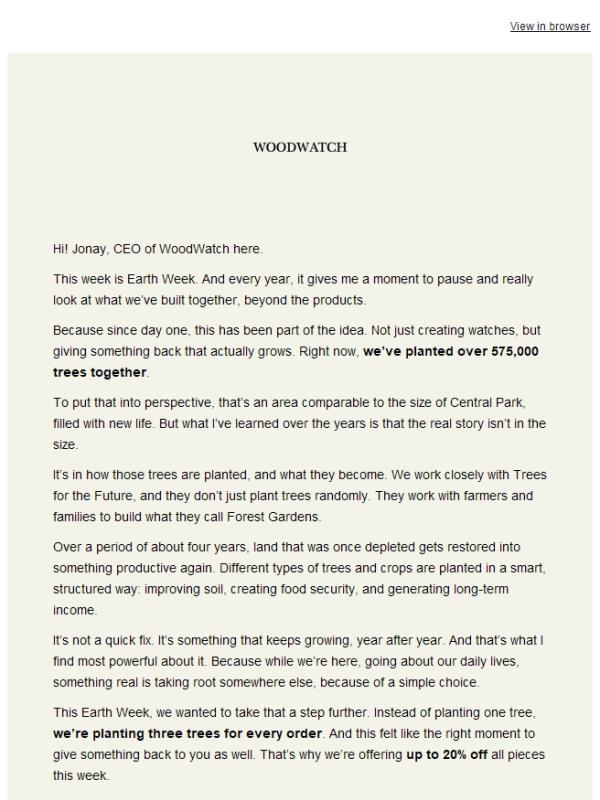 575,000 trees later… this is what it means