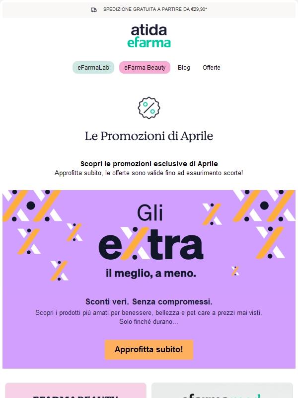 🌸 Scopri le promozioni esclusive di Aprile!