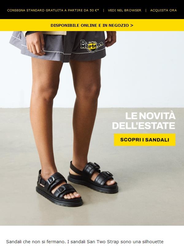 Riflettori puntati sui sandali San