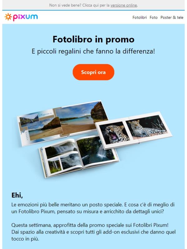 💙 Il Fotolibro Pixum con un tocco in più: promo esclusiva!
