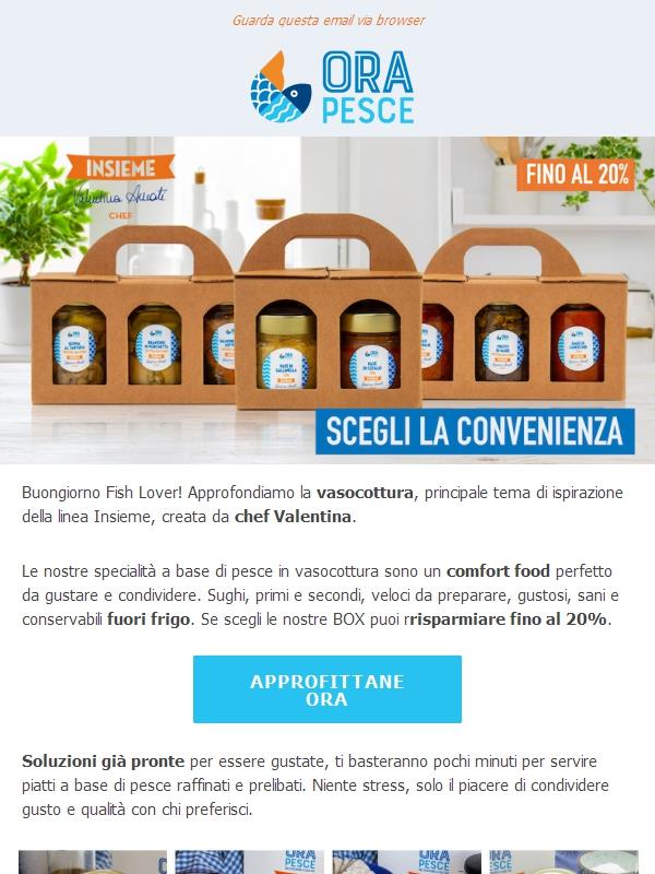 Buongiorno Fish Lover Comode, gustose, convenenti: scegli le vasocotture, si conservano in dispensa