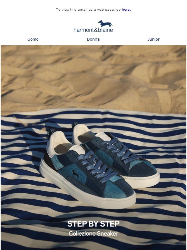 Passo dopo passo, con la nuova collezione sneaker