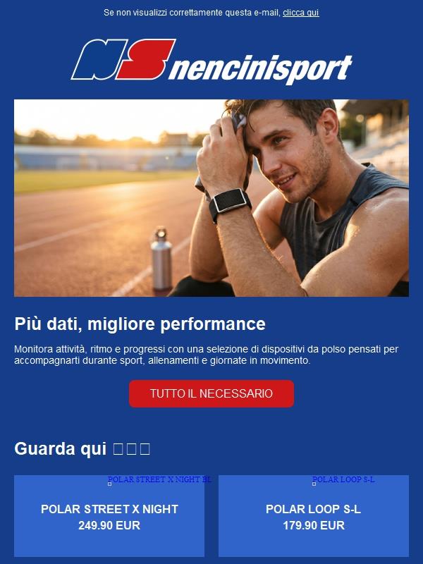 Tecnologia sportiva da tenere al polso