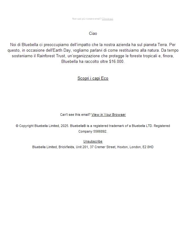 Sostieni l'Earth Day con noi domani