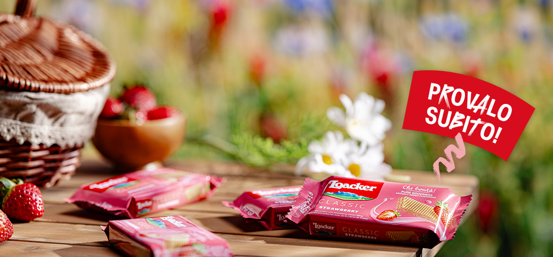 Il nuovo gusto fragola è arrivato