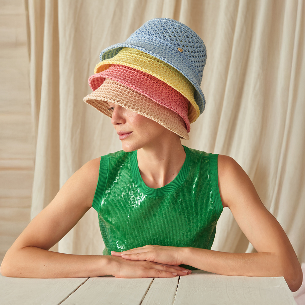 Image of CAPPELLO CLOCHE TRAFORATA CEP0921 DONNA HAT YOU