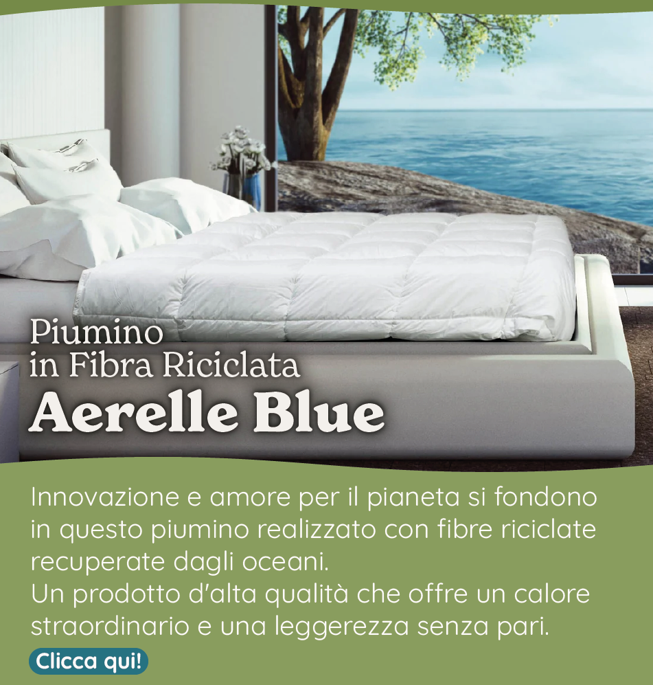 Piumino in Fibra Riciclata Light - Aerelle Blue