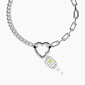 Bracciale DUETTO   con ciondolo TENNIS