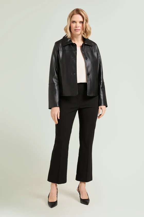 PANTALONI PULL-ON KICK FLARE IN BENGALINA