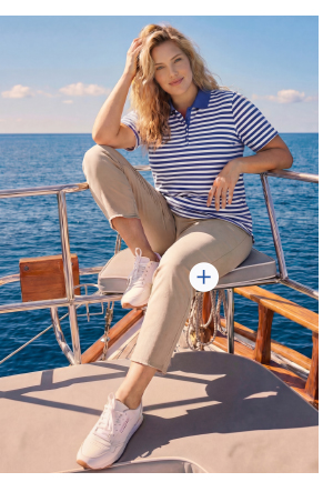 Pantaloni a 7/8 modello Sienna con orli sfrangiati e taglio aderente