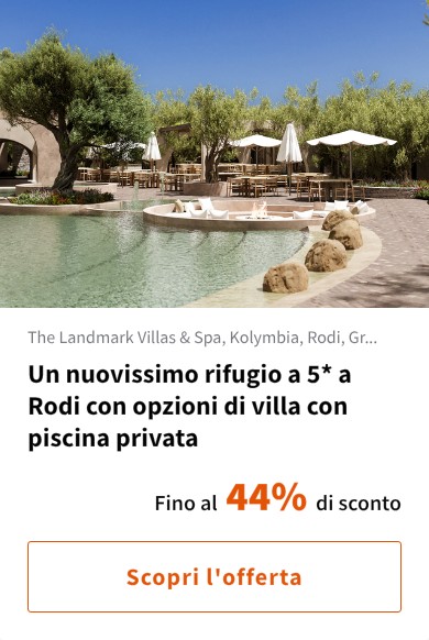 Un nuovissimo rifugio a 5* a Rodi con opzioni di villa con piscina privata