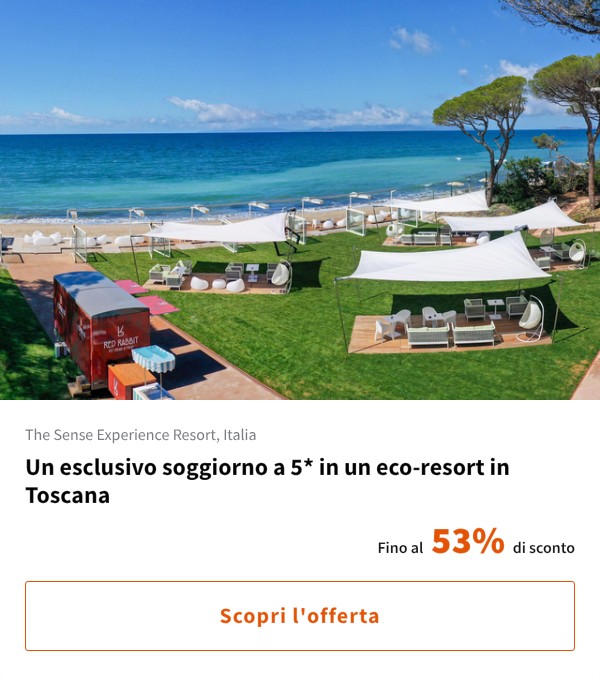 Un esclusivo soggiorno a 5* in un eco-resort in Toscana