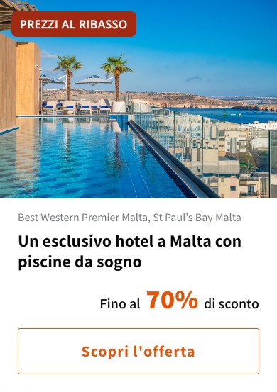 Un esclusivo hotel a Malta con piscine da sogno