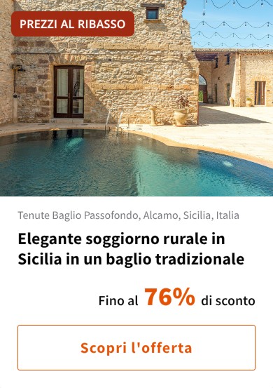 Elegante soggiorno rurale in Sicilia in un baglio tradizionale